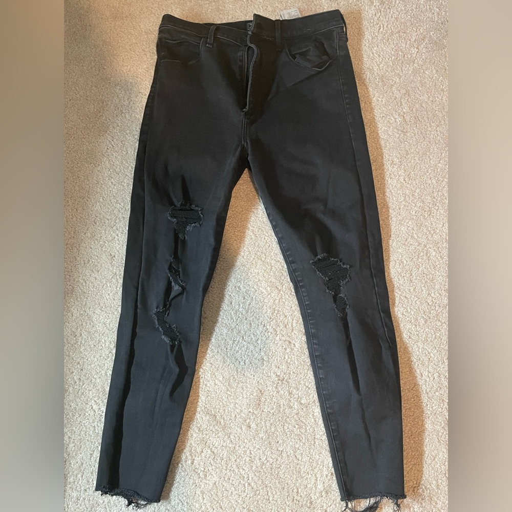 Abercrombie High Rise Super Skinny Jeans